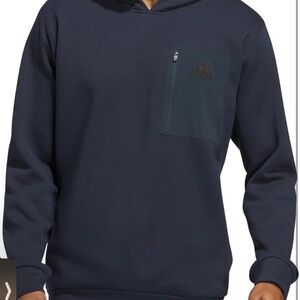 Adidas Men's Dark Blue Hoodie